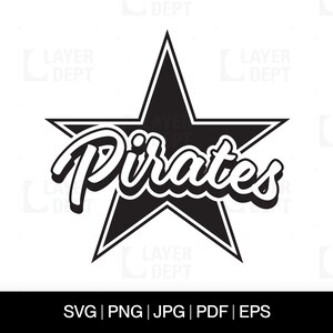 Pirate Svg Pirate Shirt Svg Pirate Football School Mascot Pirate Svg School Spirit Pirate Mascot Svg Pirate Shirt Png Pirate Spirit Svg File