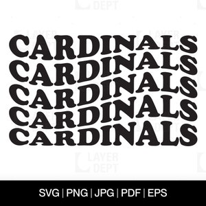 Cardinal Svg Cardinal Shirt Svg Cardinal Football School Mascot Cardinal Svg School Spirit Cardinal Mascot Svg Cardinal Shirt Png Cardinals