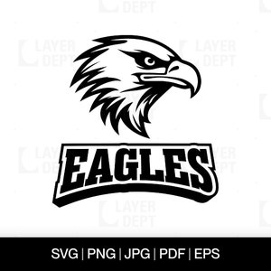 Eagle Svg Eagle Shirt Svg Eagle Football School Mascot Eagle Svg School Spirit Eagle Mascot Svg Eagle Shirt Png Eagle Spirit Svg Design File