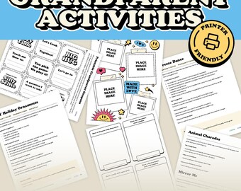 Grandparent & Grandchild Activity Guide: 50+ Bonding Ideas (Digital Download)