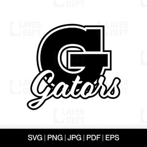 Gator Svg Gator Shirt Svg Gator Football School Mascot Gator Svg School Spirit Gator Mascot Svg Gator Shirt Png Gator Spirit Svg Design File