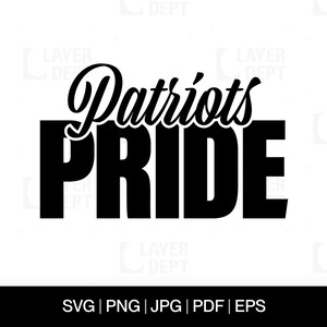 Patriot Svg Patriot Shirt Svg Patriot Football School Mascot Patriot Svg School Spirit Patriot Mascot Svg Patriot Shirt Png Patriot Spirit