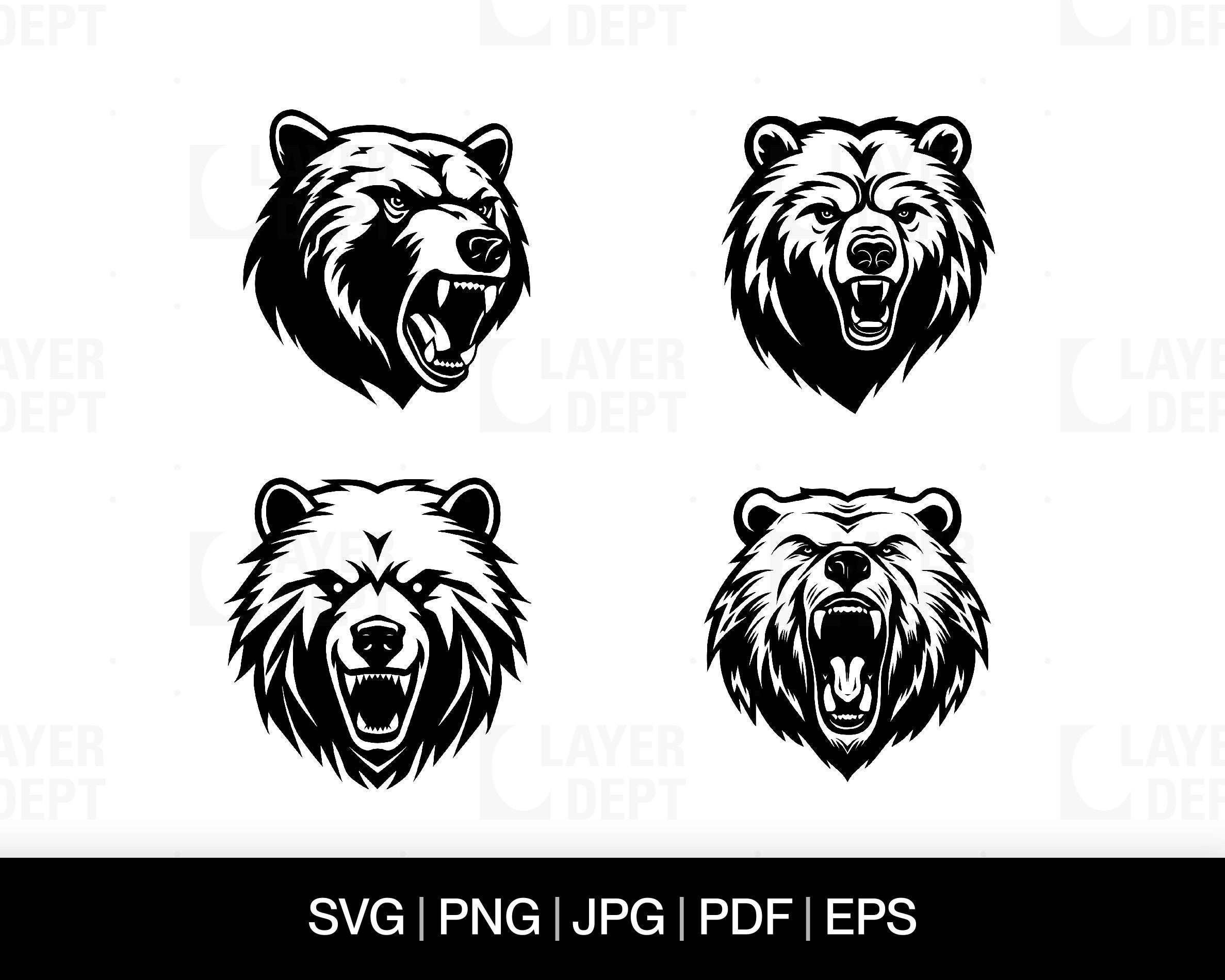 Bear Svg Bear Shirt Svg Bear Football School Mascot Bear Svg School
