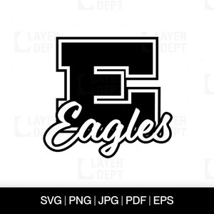 Eagle Svg Eagle Shirt Svg Eagle Football School Mascot Eagle Svg School Spirit Eagle Mascot Svg Eagle Shirt Png Eagle Spirit Svg Design File