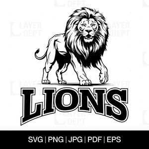 León Svg León Camisa Svg León Escuela de Fútbol Mascota León Svg Escuela Espíritu León Mascota Svg León Camisa Png León Espíritu Svg Diseño Archivo Sudadera con capucha