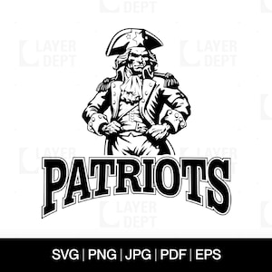 Patriot Svg Patriot Shirt Svg Patriot Football School Mascot Patriot Svg School Spirit Patriot Mascot Svg Patriot Shirt Png Patriot Spirit