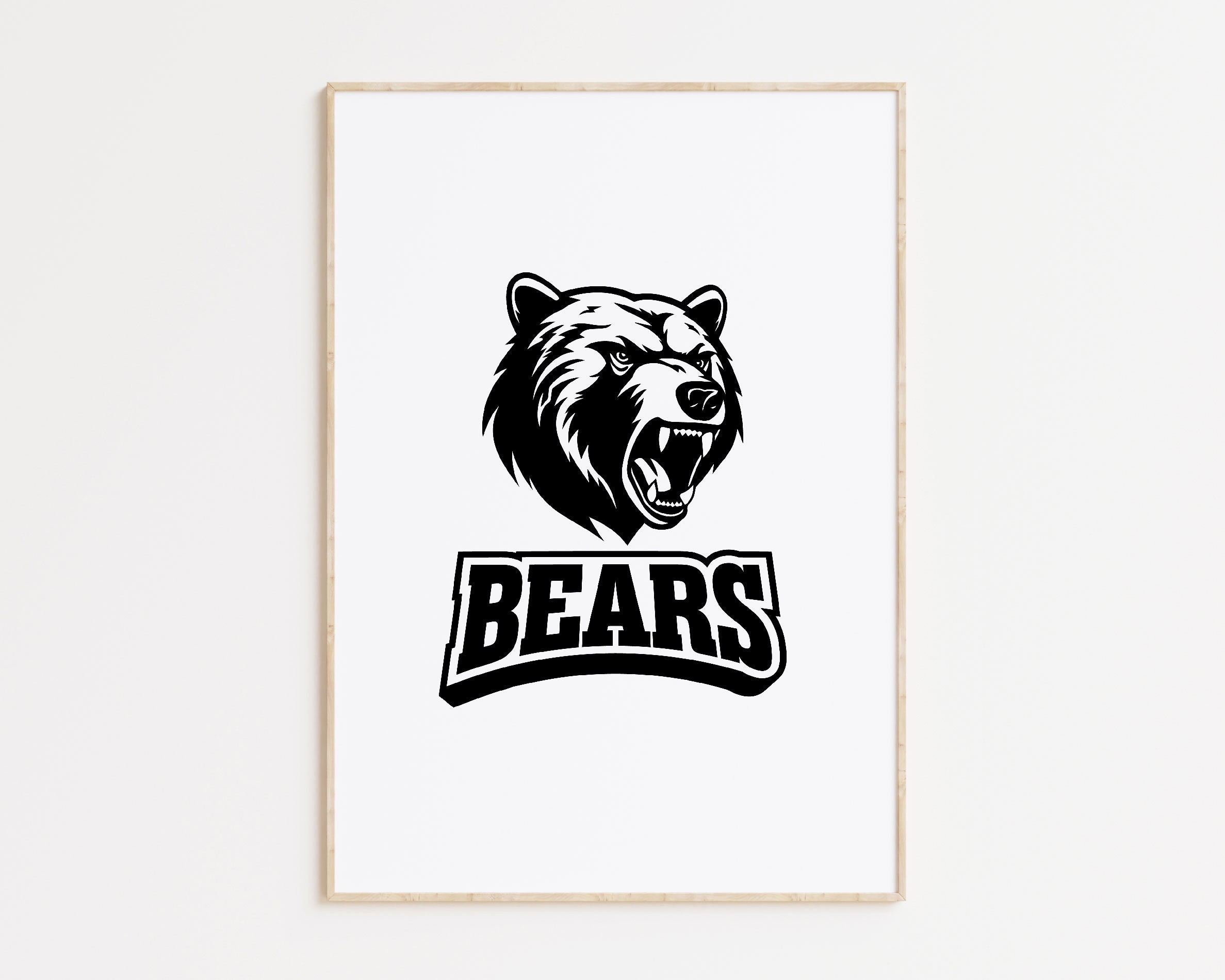Bear Svg Bear Shirt Svg Bear Football School Mascot Bear Svg School