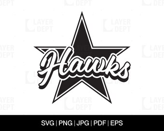 Hawk Svg Hawk Shirt Svg Hawk Football School Mascot Hawk Svg School Spirit Hawk Mascot Svg Hawk Shirt Png Hawk Spirit Svg Design File Hoodie