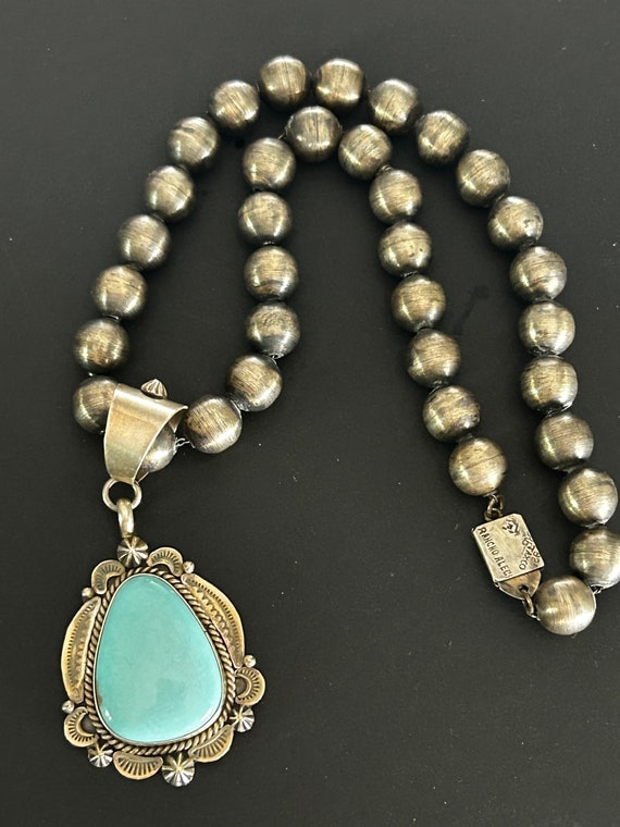 M&R Calladitto Turquoise Pendant and Taxco Rancho 