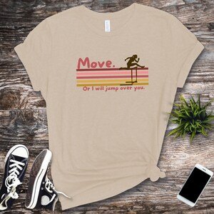 Hurdling Shirt | Track and Field Hurdler Tee Shirt, Female Hurdle Shirt