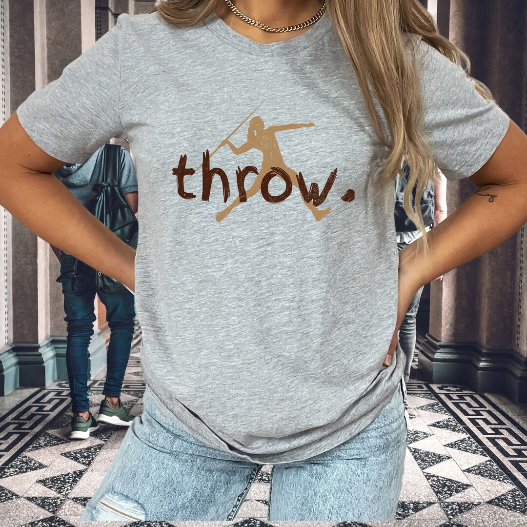 Distressed Javelin Thrower Shirt Track and Field Javelin Tee Shirt