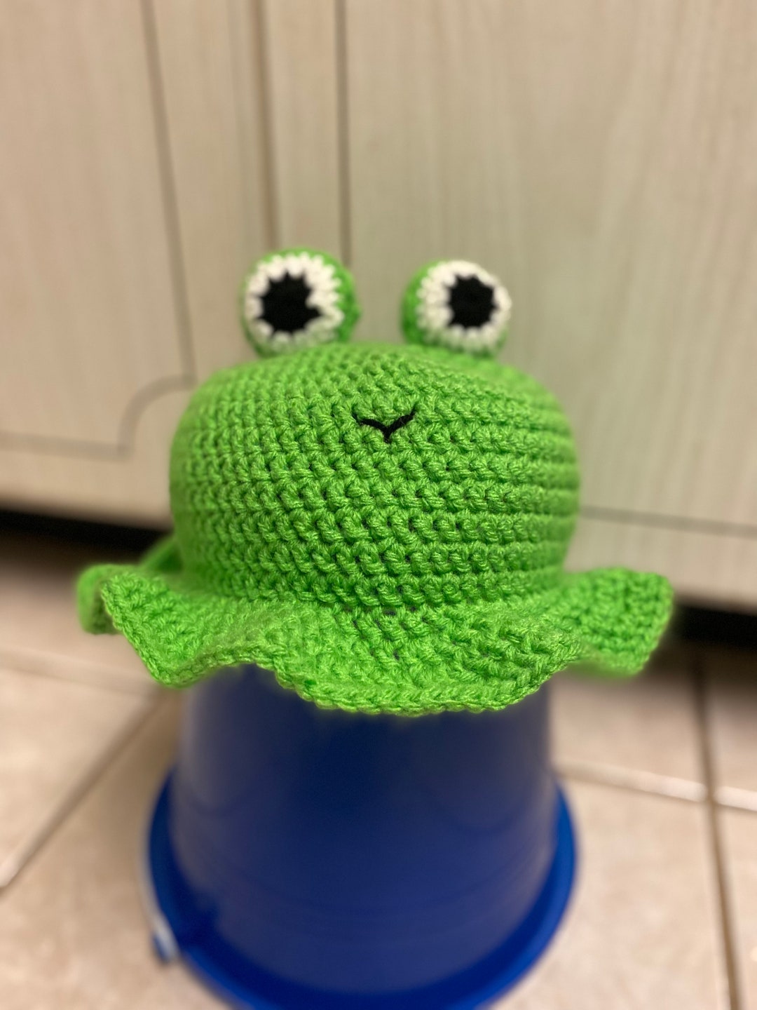 Crochet Frog Bucket Hat Etsy