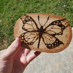 Wooden Butterfly Jewelry/Dice Box