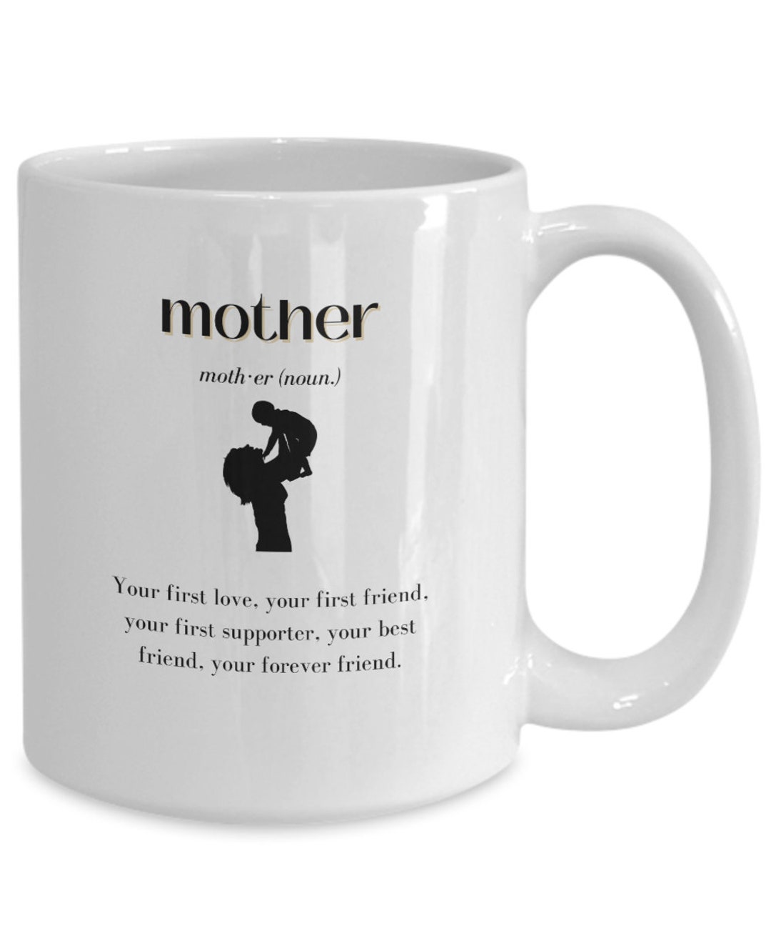 Mother Defination, First Love Mom Gift, Mothers Day Gift, Mom Gift