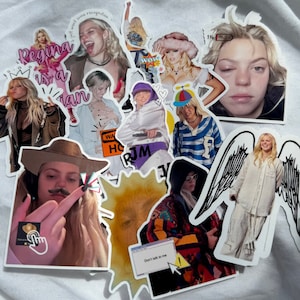 Paquete de pegatinas con fotos editadas de RMJ