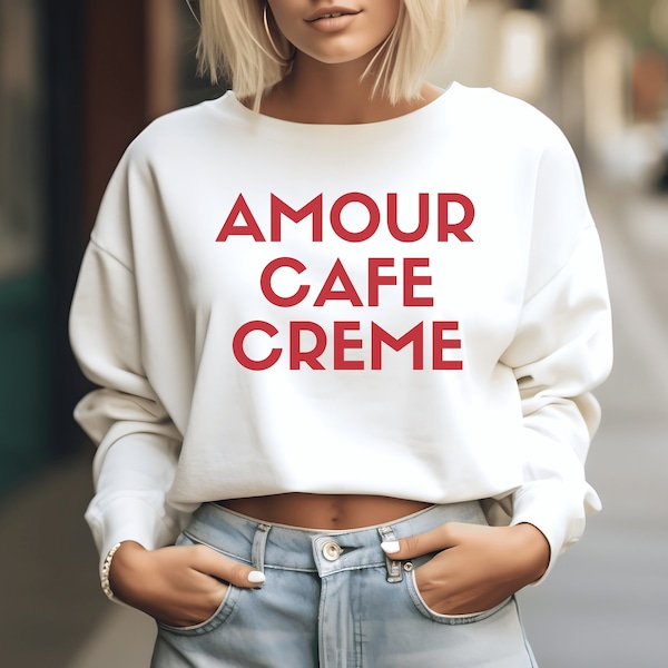 Amour Cafe Creme Cropped Pullover