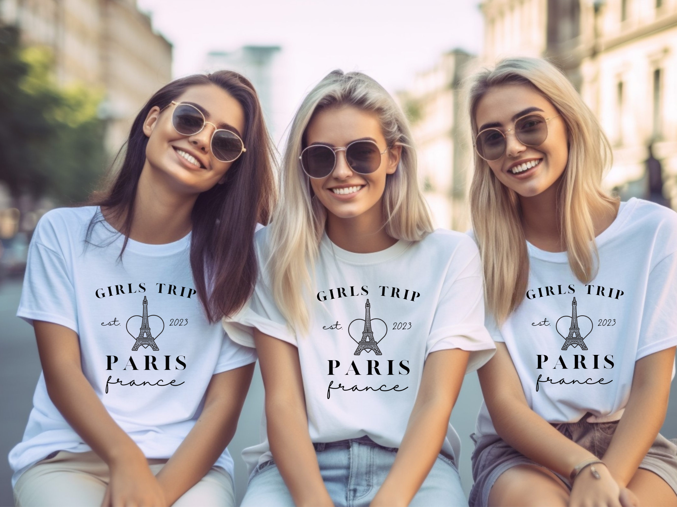 Girls Paris Shirt Etsy UK