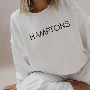 Hamptons Sweatshirt, Hamptons Sweater, Hamptons Shirt, New York Sweatshirt, Minimalist, Gift
