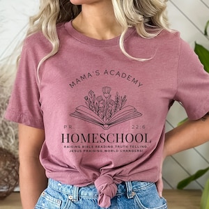 Homeschool Mama Shirt, Homeschool Shirt, Homeschooling Mom, homeschool planner, homeschoolers, Back to School Shirt, Mother&#39;s Day Gift, Mom