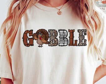 Gobble Sweatshirt Hoodie, Gobble Turkey Sweatshirt, Thanksgiving Sweatshirt, Thanksgiving Hoodie, Trendy Hoodie, Trendy Sweatshirt