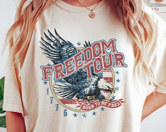 Freedom Tour 1776 T-shirt, American Eagle Shirt, 4th Of July Shirt, Freedom Shirt, Independence Day Gift, Patriotic Shirt, Memorial Day Gift