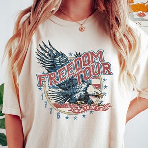 Freedom Tour 1776 T-shirt, American Eagle Shirt, 4th Of July Shirt, Freedom Shirt, Independence Day Gift, Patriotic Shirt, Memorial Day Gift