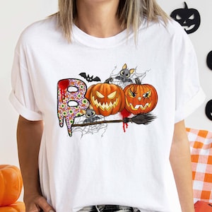 Boo Halloween Shirt, Halloween Gifts, Ghost Shirt, Halloween Costume, Halloween Party Shirt, Boo Shirt for Kids, Funny Halloween Shirt Gifts