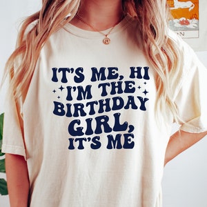 It's Me Hi I'm The Birthday Girl Shirt,Birthday Party Shirt,Birthday Squad,Youth Birthday Girl Shirt,Birthday Shirt,Birthday Girl Shirt