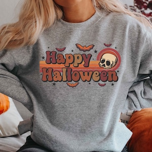Happy Halloween Sweatshirt, Halloween Sweatshirt, Happy Halloween T-Shirt, Funny Halloween Sweatshirt, Women Halloween Shirt,Halloween Gift