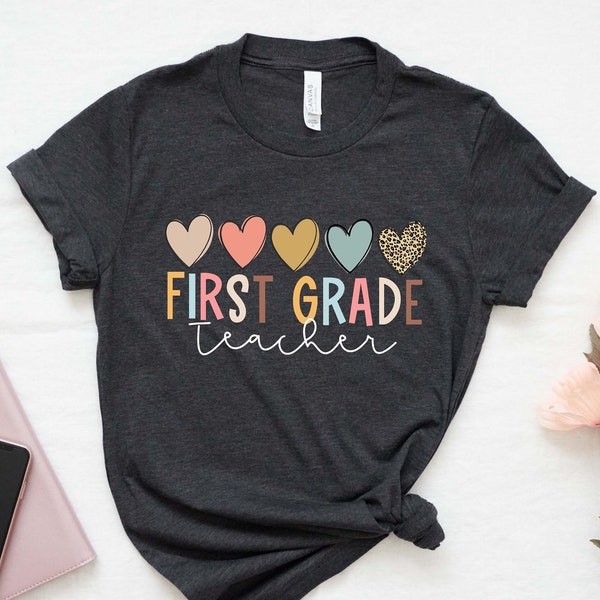 First Grade Teacher Shirt, 1st Grade Teacher Shirt, First Day of School Shirt, Back To School Shirt, First Grade Shirts, Teacher Shirt