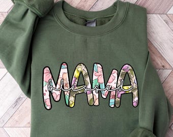 Blessed Mama Shirt, Mom Life Shirt, Mother T-Shirt, Cute Mom Shirt, Cute Mom Gift, Mothers Day Gift, New Mom Gift,Mama Sweatshirt