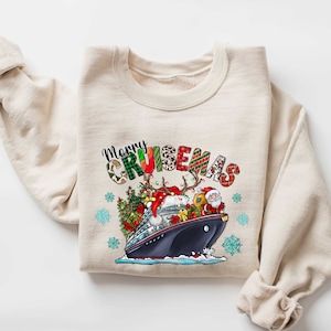 Christmas Cruisin&#39; Crew 2023 Shirt, Christmas Cruise Shirt, Family Christmas Cruise Shirt, Group Christmas Cruise Shirt, Christmas Shirt