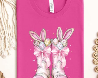 Howdy Easter Sweatshirt, Western Easter T-shirt, Howdy Easter Shirt, Easter Cowboy Boots Tee, Easter Matching Gift, Easter Cowgirl Crewneck