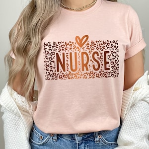 Nurse Shirt, Nurse Shirts for Women, Nurse Saving Lives, Nurse Gift, Nurse Gifts, Leopard Nurse Shirt, Nurse Life Shirt, Nurse Love Shirt