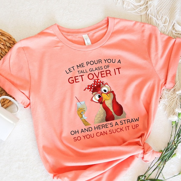 Camisa de dama de pollo loco, camiseta de pollo de niña, camiseta de pollo divertida, camisa de amante de pollo, camiseta de chica de campo, camisa occidental