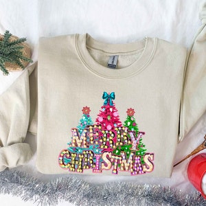 Christmas Sweatshirt, Womens Christmas Sweatshirt, Christmas Sweatshirts for Women, Christmas Gift Women,Merry Christmas Sweatshirt
