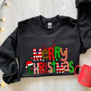 Christmas Sweatshirt, Womens Christmas Sweatshirt, Christmas Sweatshirts for Women, Christmas Gift Women,Merry Christmas Sweatshirt