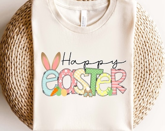 Happy Easter Sweatshirt, Happy Easter Bunny Sweatshirt, Bunny Sweatshirt, Easter Sweatshirt, Cute Bunny Sweatshirt, Easter Bunny Sweatshirt