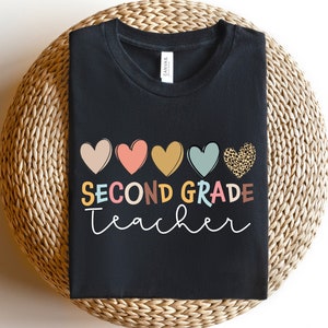 Second Grade Teacher Shirt,2nd Grade Teacher Shirt,First Day of School Shirt,Back To School Shirt,Second Grade Shirts,Teacher Shirt