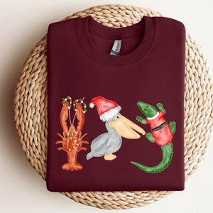 Karneval Krokodil Sweatshirt, Tier Shirt, Frauen Karneval Kostüm, Karneval Alligator Shirt, Fat Dienstag Pullover, Karneval Karneval