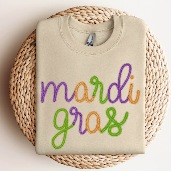 mardi gras sweatshirt toddler