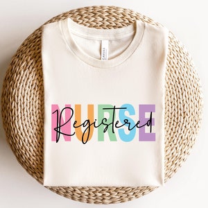 Registered Nurse Shirt, RN Tee, Personalized Nurse Tee, Leopard RN Shirt, Nurse Week Shirt, Funny Nursing Shirt, Registered Nurse T-shirt