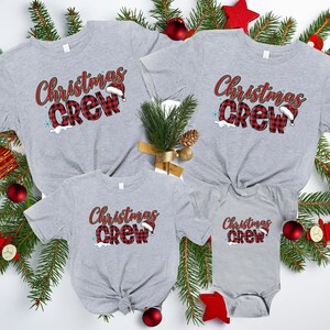 Christmas Crew Shirt,Family Matching Tee,Christmas Crew Shirt, Christmas Shirt, Family holiday shirt, Matching Christmas Tee,Christmas Gift