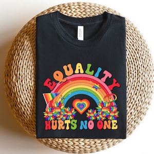 Equality Hurts No One Shirt, Black Lives Matter, Equal Rights, Pride Shirt, LGBT Shirt, Social Justice,Human Rights, Anti Racism, Gay Pride