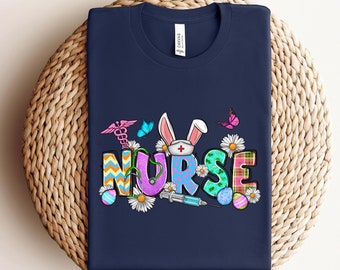 Nurse Bunny Sweatshirt, Easter Sweatshirt, Easter Nurse Sweatshirt, Nurse Sweatshirt, Nurse Gifts, Gifts For Nurse, Nurse Easter Sweatshirt