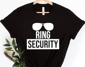 Ring Security, Ring Security Shirt, Ring Security Boys Shirt, Ring Security Gift, Bridal Party Shirts, Ring Bearer Shirt, Ring Bearer Gift
