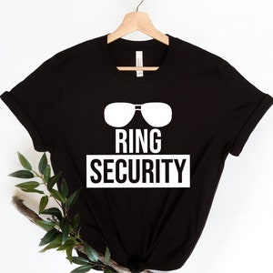 Ring Security, Ring Security Shirt, Ring Security Jungen Shirt, Ring Security Geschenk, Braut Party Shirts, Ringträger Shirt, Ringträger Geschenk