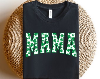 Mama Shamrock Sweatshirt, St. Patricks Day Sweatshirt for Mama, Irish Mom Sweatshirt, Lucky Mama Sweatshirt,St. Patrick's Day Gift,Mama Gift