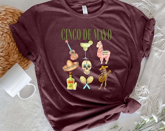 Cinco De Mayo Shirt, Mexican Fiesta Shirt, Mexican Festival Gift, Happy Cinco De Mayo Shirt, Mexican Shirts, Cinco De Mayo Fiesta Shirt