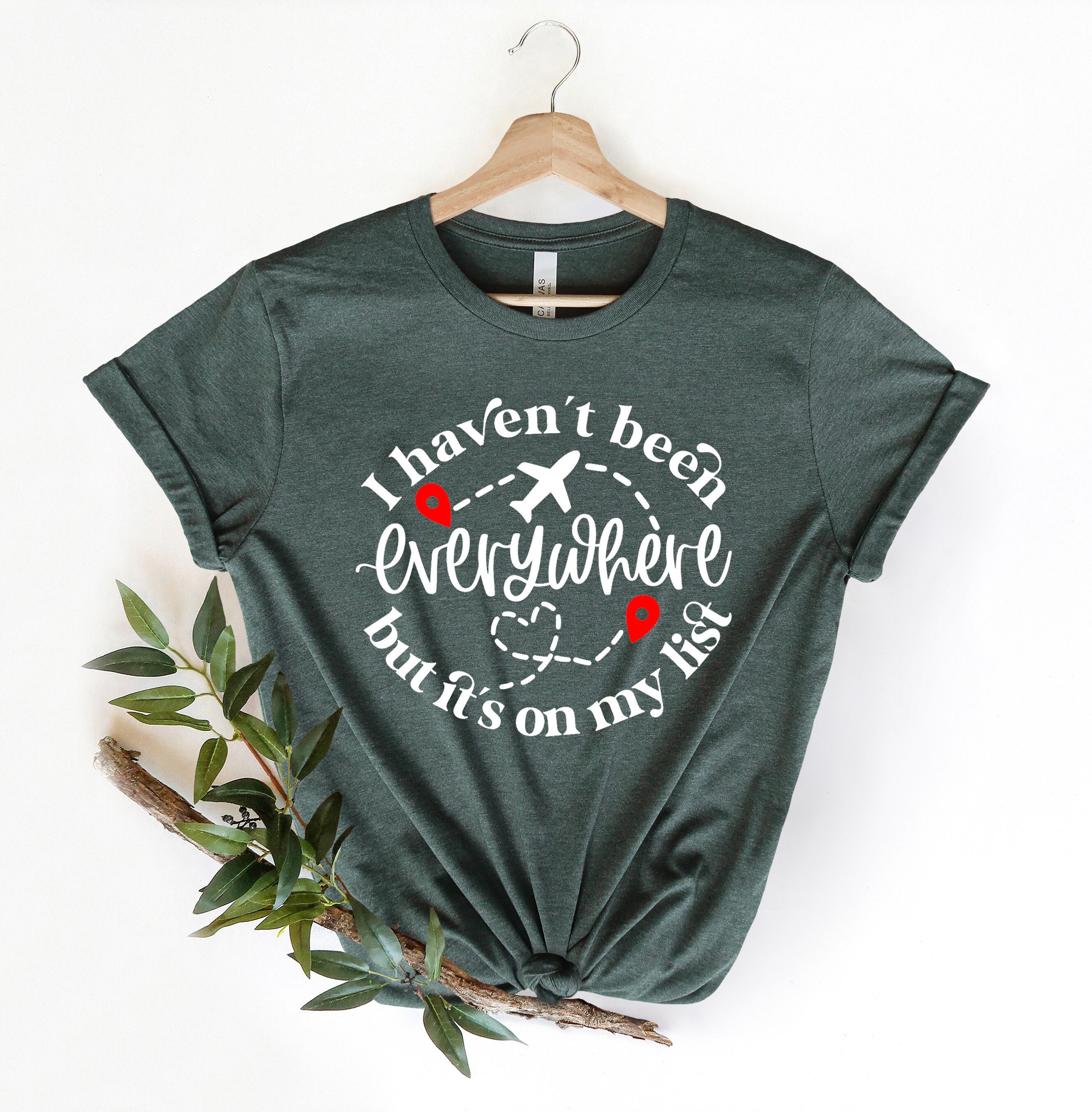 I Haven't Been Everywhere But It's On My List Compass Tee I Haven't Been Everywhere But It's On My List Compass Tee